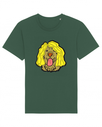 Funny Golden Retriever Bottle Green