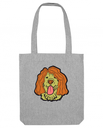 Funny Golden Retriever Heather Grey