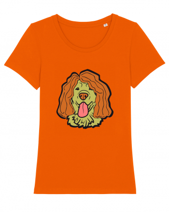 Funny Golden Retriever Bright Orange