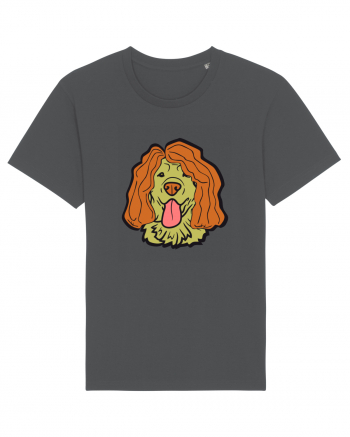 Funny Golden Retriever Anthracite