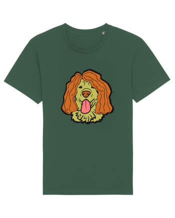 Funny Golden Retriever Bottle Green