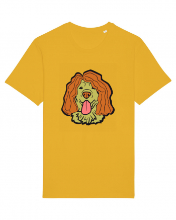 Funny Golden Retriever Spectra Yellow