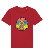 Funny Golden Retriever Tricou mânecă scurtă Unisex Rocker