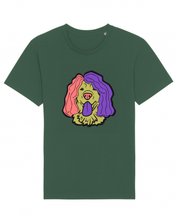 Funny Golden Retriever Bottle Green