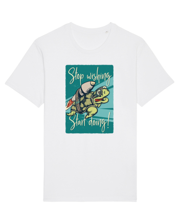 Stop wishing Start doing! White