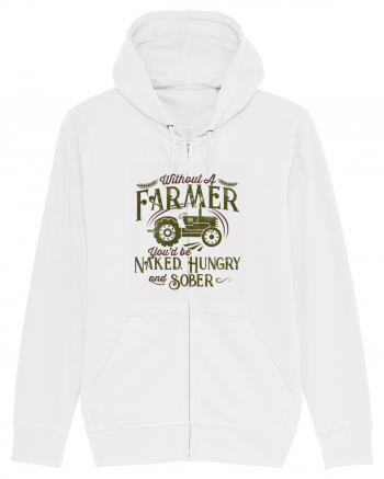 Without a farmer White