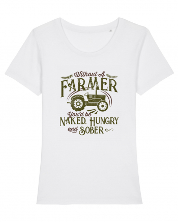 Without a farmer White