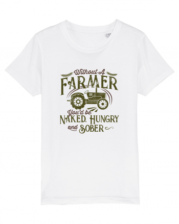 Without a farmer White