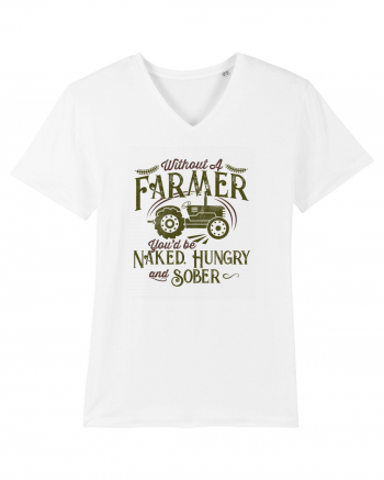 Without a farmer White