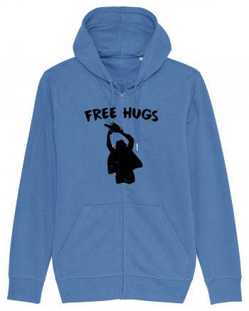 Free Hugs Bright Blue
