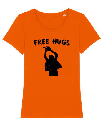 Free Hugs Bright Orange