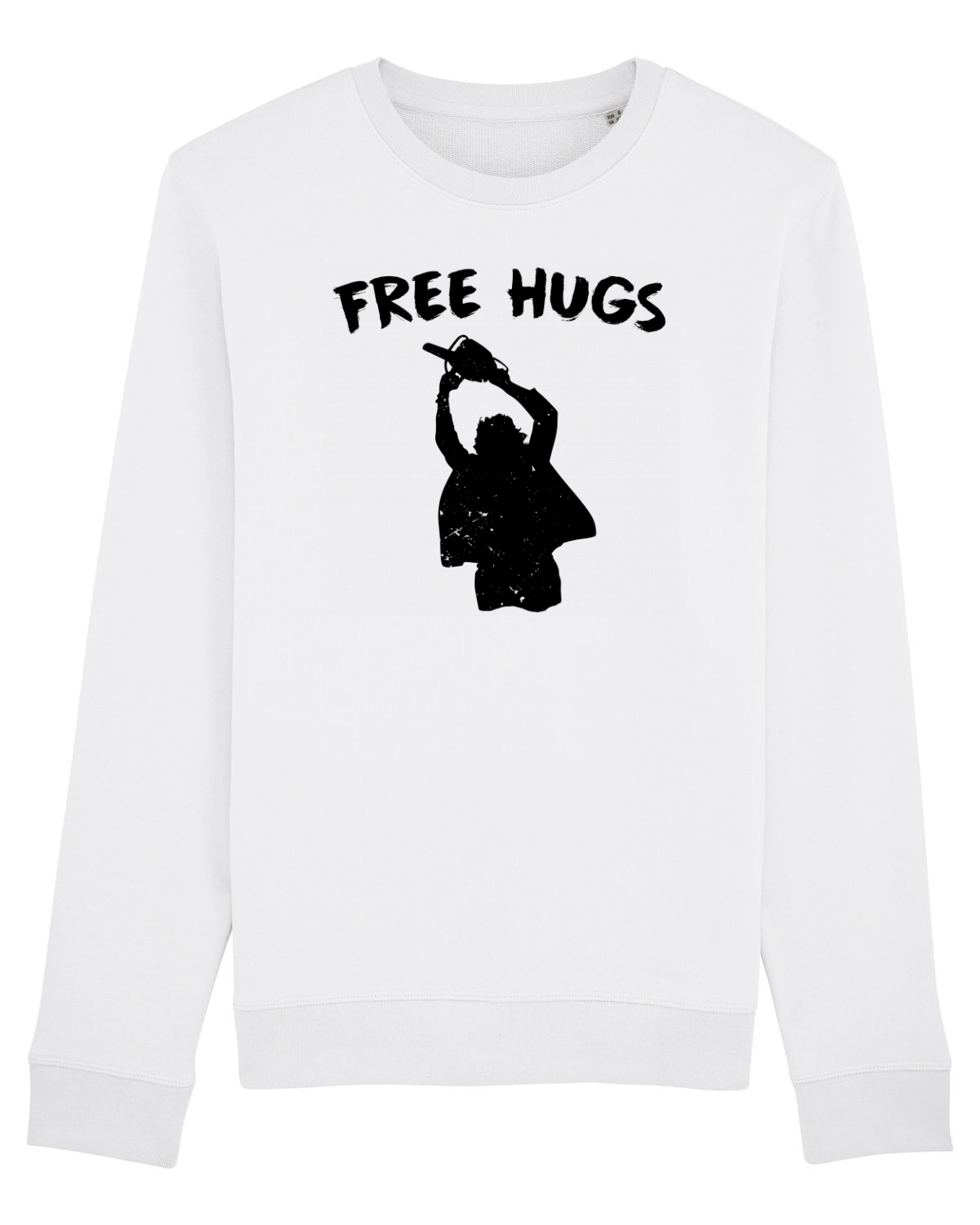 Bluză mânecă lungă Unisex Rise White