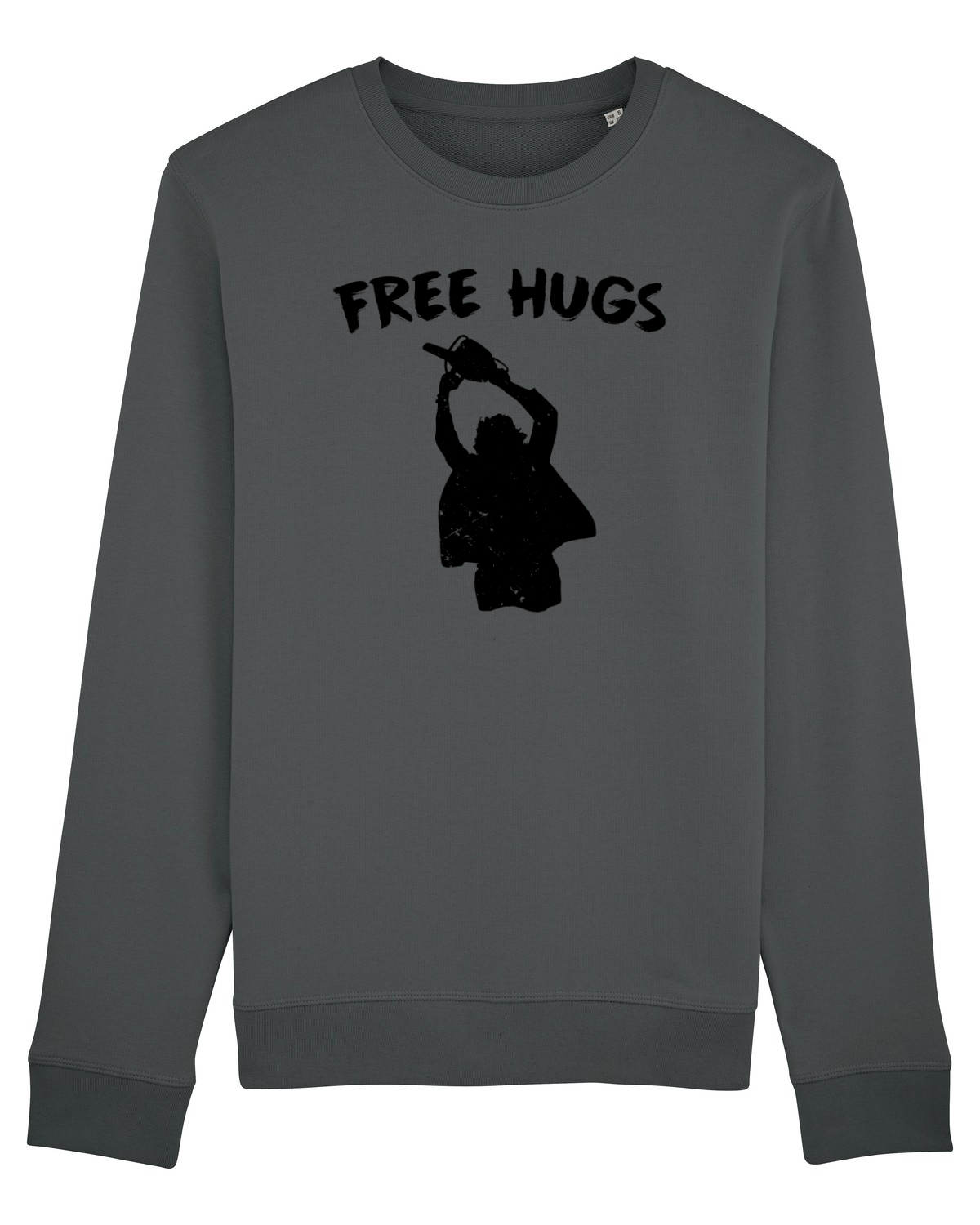 Bluză mânecă lungă Unisex Rise Anthracite