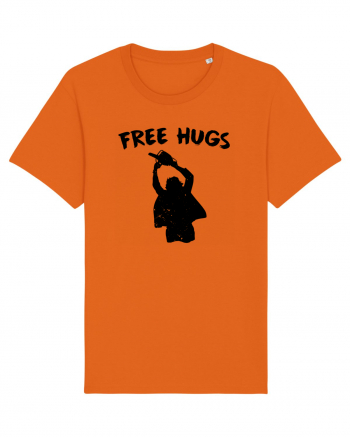 Free Hugs Bright Orange