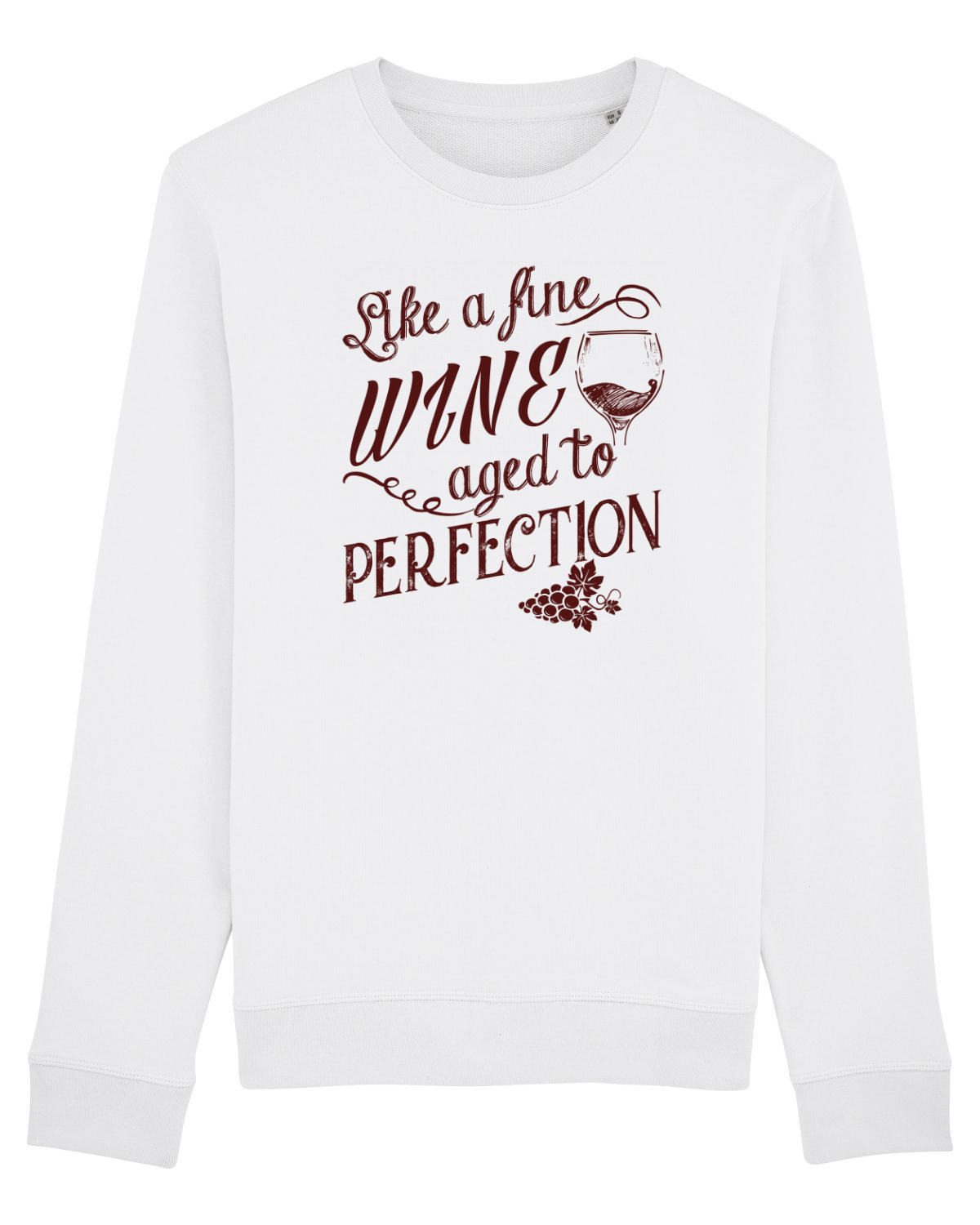 Bluză mânecă lungă Unisex Rise White