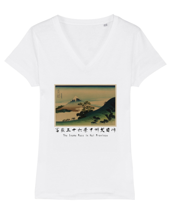 The Inume Pass in Kai Province (text negru) White