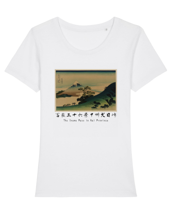 The Inume Pass in Kai Province (text negru) White