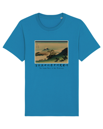 The Inume Pass in Kai Province (text negru) Azur
