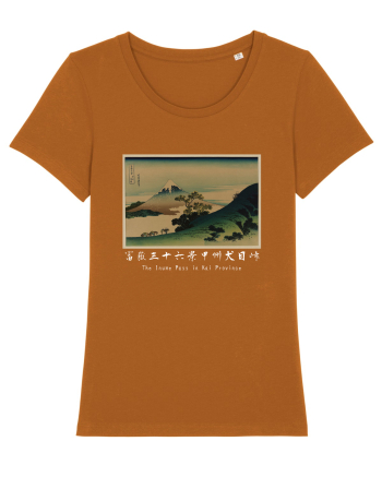 The Inume Pass in Kai Province (text alb) Roasted Orange