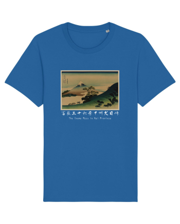 The Inume Pass in Kai Province (text alb) Royal Blue