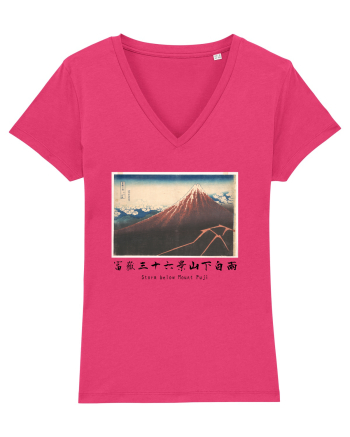 Storm below Mount Fuji (text negru) Raspberry