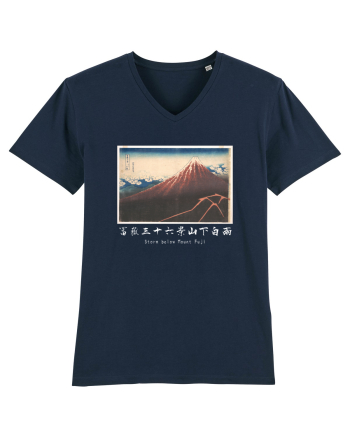 Storm below Mount Fuji (text alb) French Navy