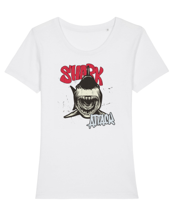 Shark attack White