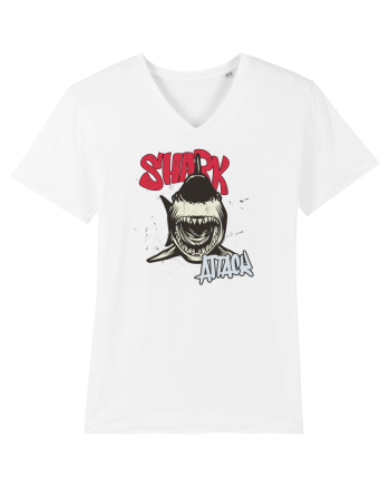 Shark attack White