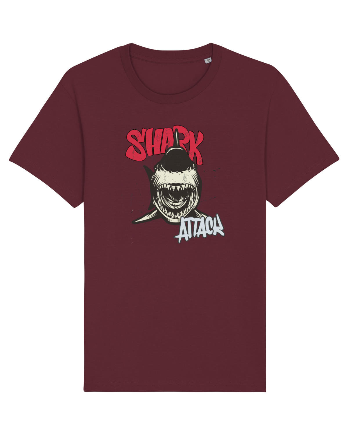 Tricou mânecă scurtă Unisex Rocker Burgundy