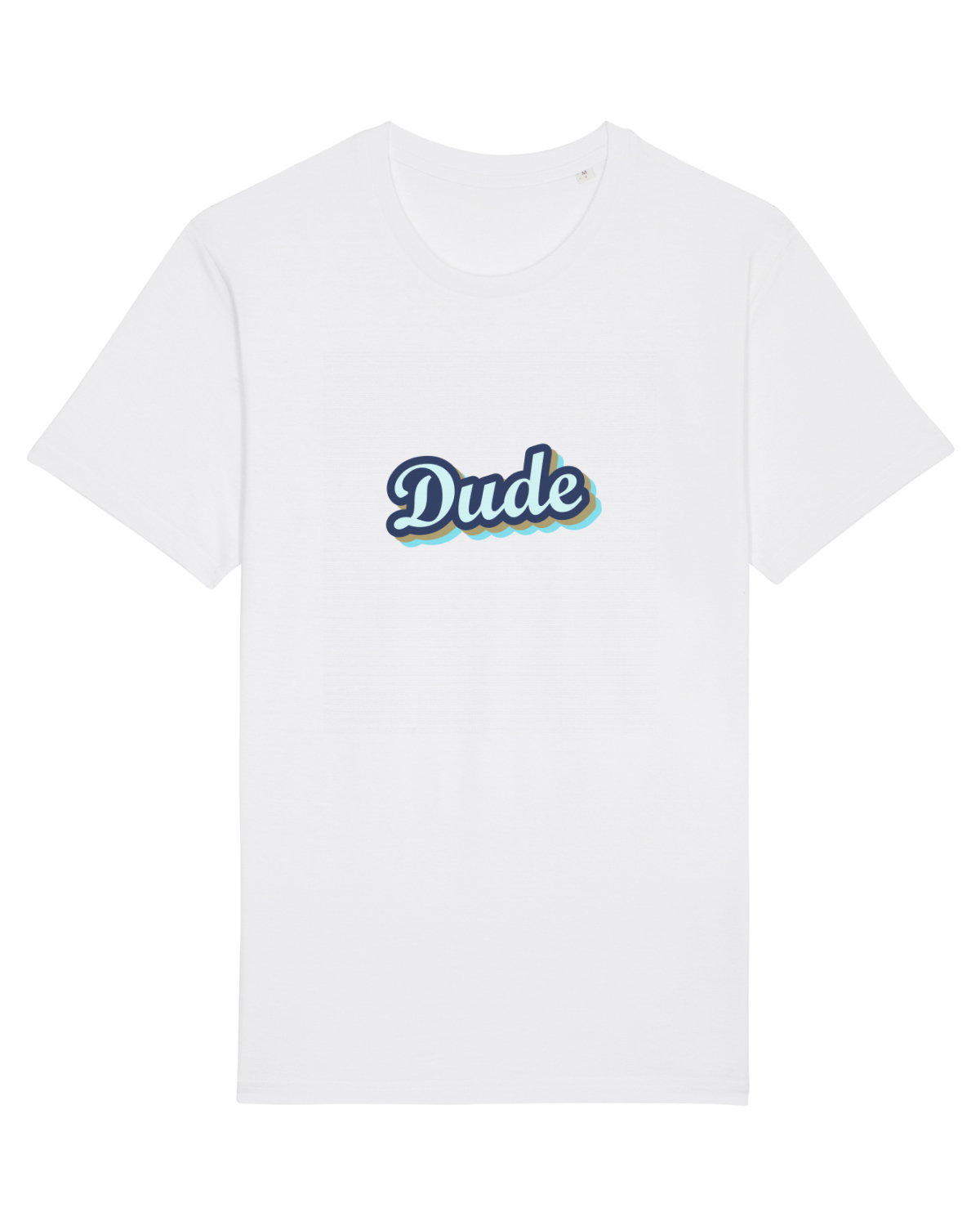 Tricou mânecă scurtă Unisex Rocker White