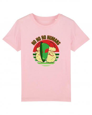 Funny Santa Claus Alien Cotton Pink