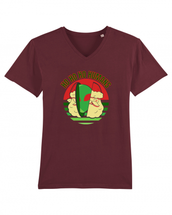 Funny Santa Claus Alien Burgundy