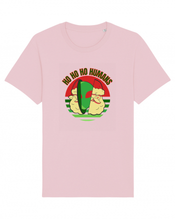 Funny Santa Claus Alien Cotton Pink