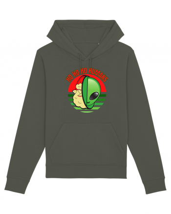 Funny Santa Claus Alien Khaki