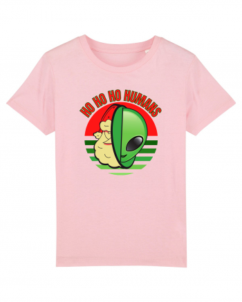 Funny Santa Claus Alien Cotton Pink