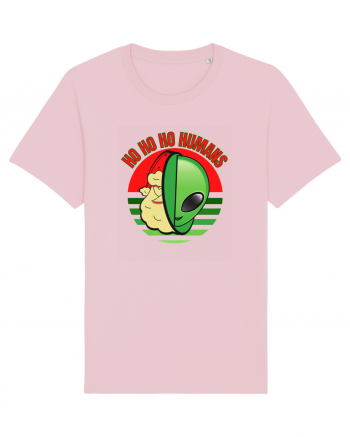 Funny Santa Claus Alien Cotton Pink