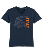 Rome, Italy Tricou mânecă scurtă guler V Bărbat Presenter