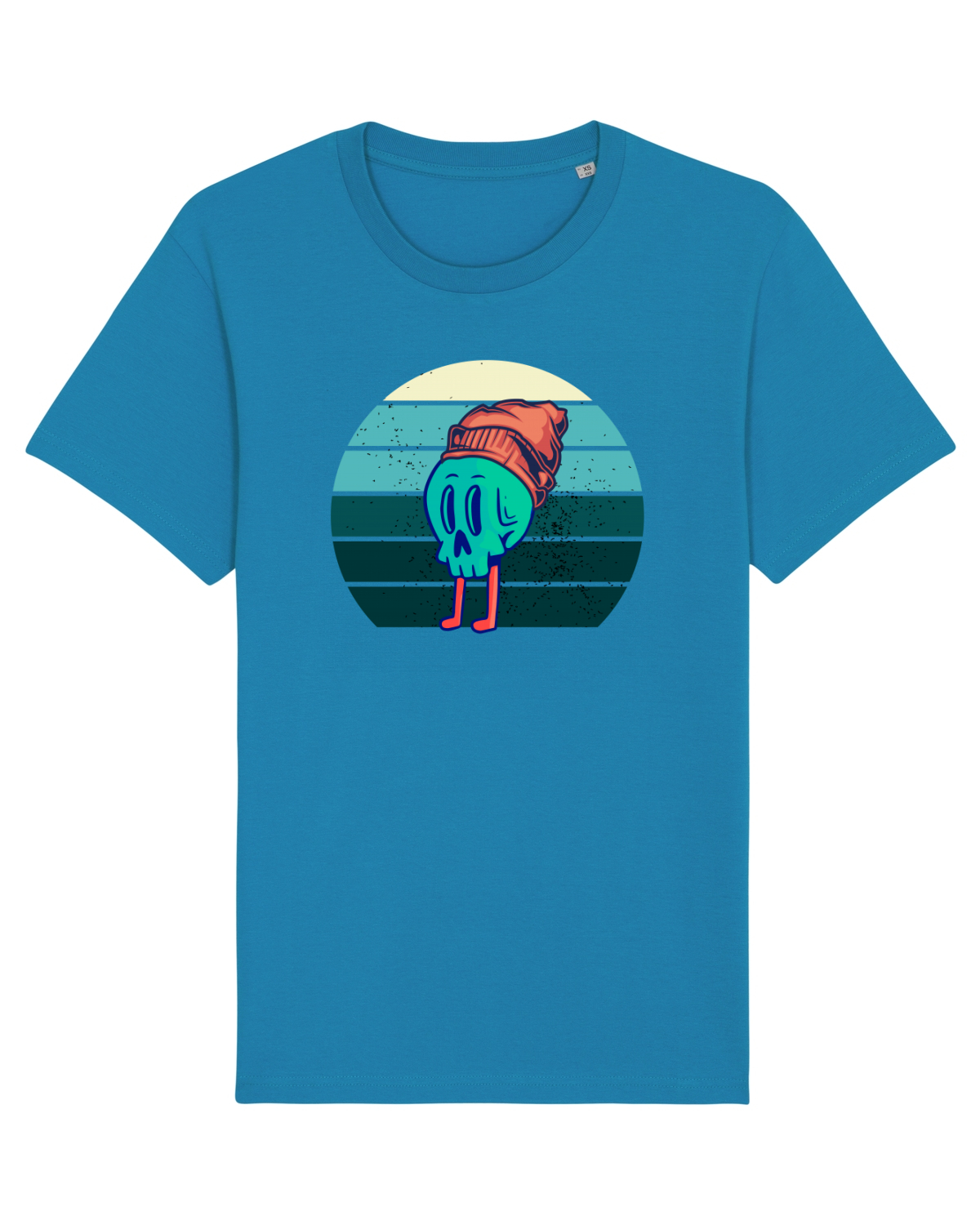 Tricou mânecă scurtă Unisex Rocker Azur