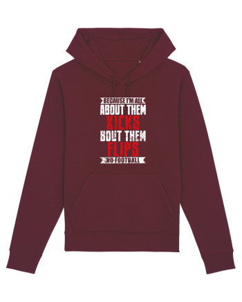 Kicks and Flips Burgundy