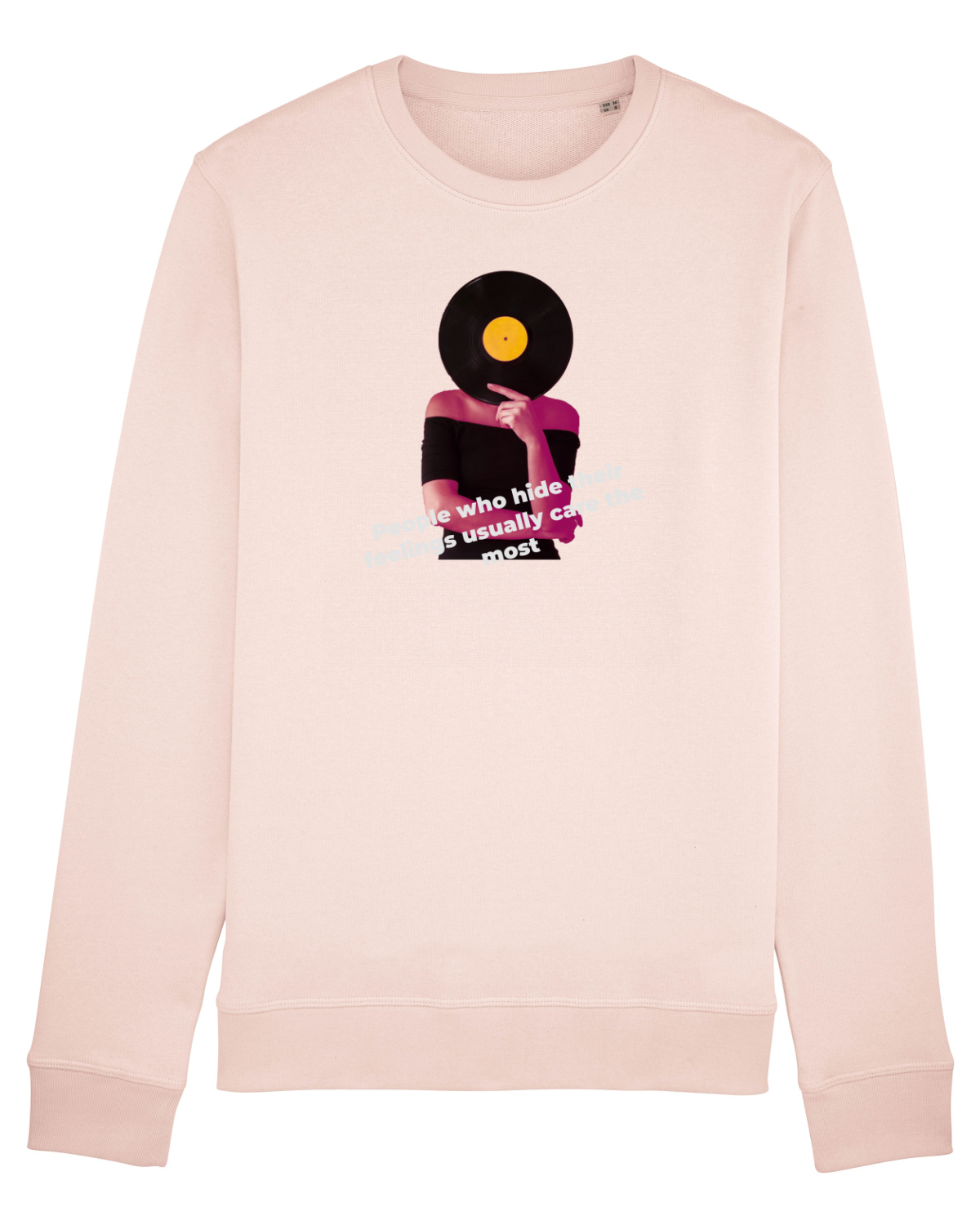 Bluză mânecă lungă Unisex Rise Candy Pink