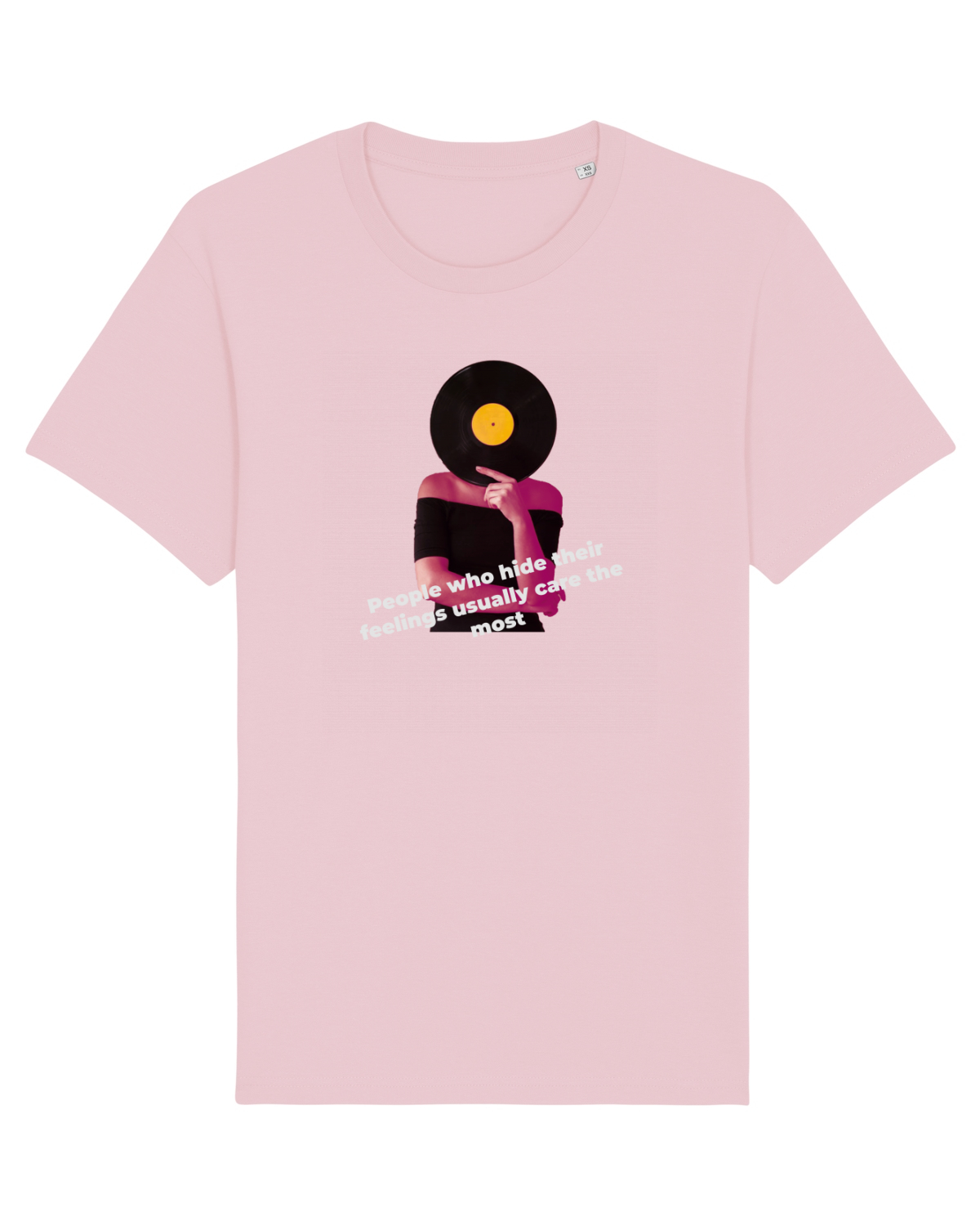 Tricou mânecă scurtă Unisex Rocker Cotton Pink