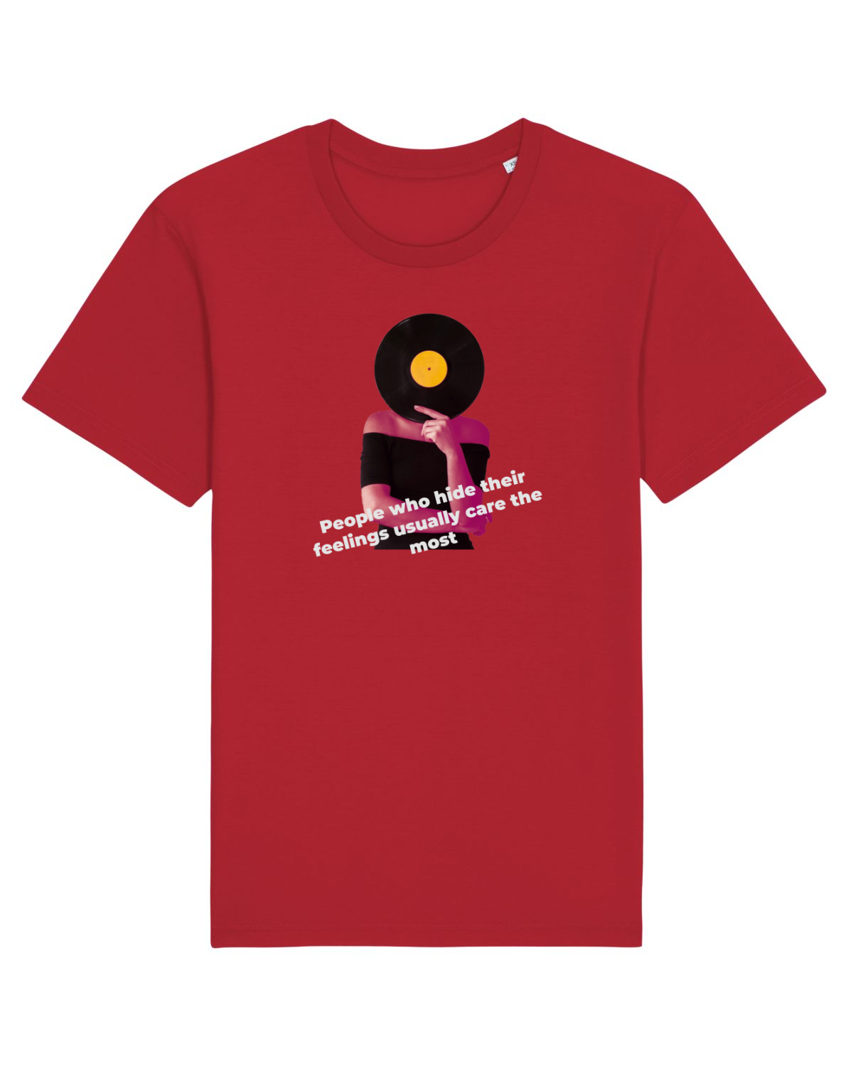 Tricou mânecă scurtă Unisex Rocker Red