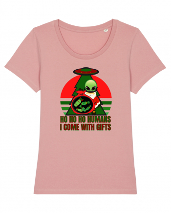 Funny Santa Claus Alien Canyon Pink