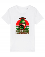 Funny Santa Claus Alien Tricou mânecă scurtă  Copii Mini Creator