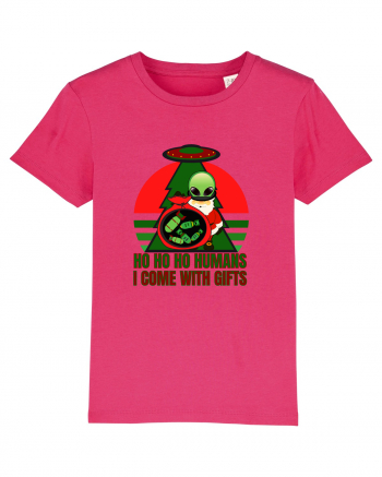 Funny Santa Claus Alien Raspberry