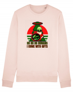 Funny Santa Claus Alien Bluză mânecă lungă Unisex Rise