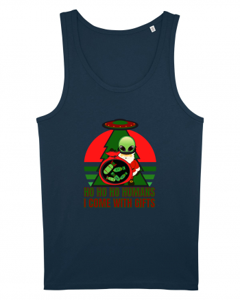 Funny Santa Claus Alien Navy