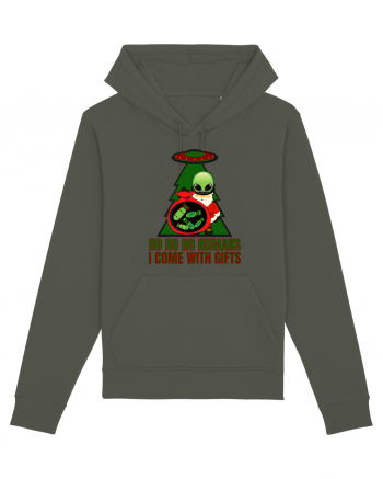 Funny Santa Claus Alien Khaki