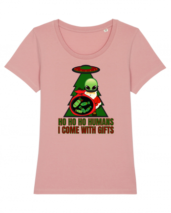 Funny Santa Claus Alien Canyon Pink