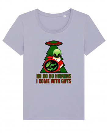 Funny Santa Claus Alien Lavender